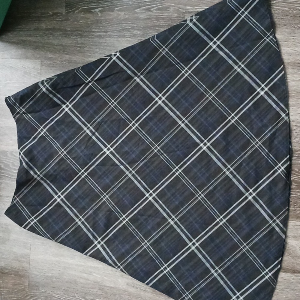 East 5th plaid skirt